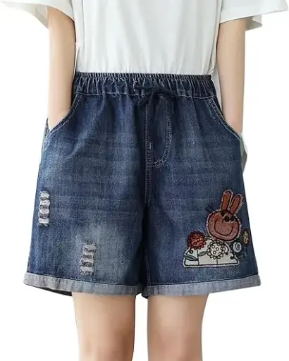 女士牛仔短褲
